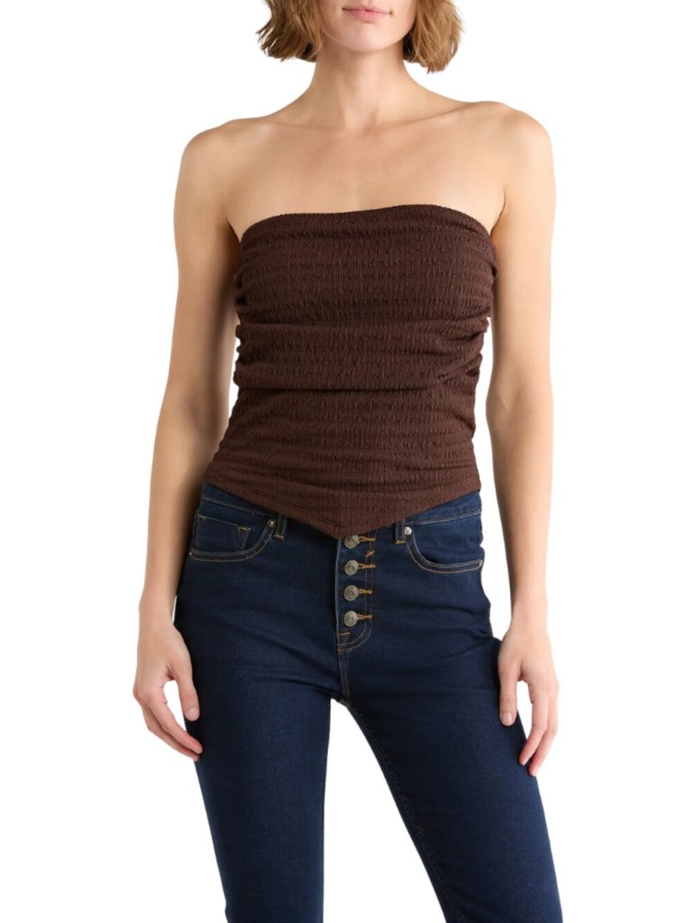 Vigoss Ruched Tube Top
